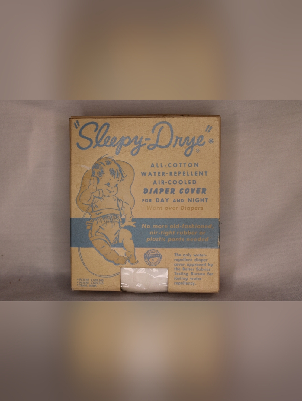 Vintage NIB Sleepy-Drye Modella Cotton Diaper Cover Sz 5